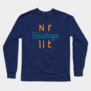 Holdrege Nebraska City Typography Long Sleeve T-Shirt